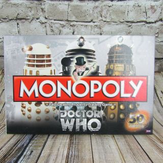 Doctor Who 50th Anniversary Monopoly Collectors Edition 100 Complete
