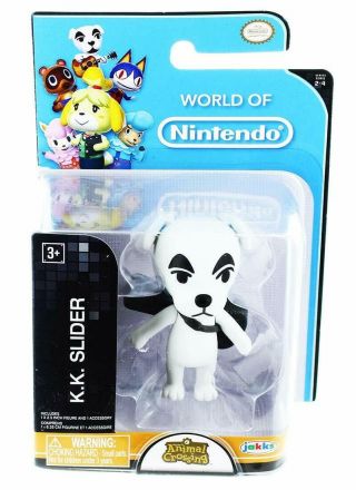 World Of Nintendo 2.  5 " Animal Crossing K.  K.  Slider Action Figure Jakks Pacific