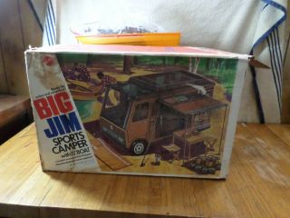 Vintage 1972 Mattel Big Jim Sports Camper With Box
