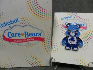 Kidrobot Care Bears Grumpy Bear Enamel Pin Blind Box 3/40 Metal