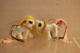 My Little Pony G2 Ooak Princess Wiggles & Giggles Custom Ornament Felt Dolls