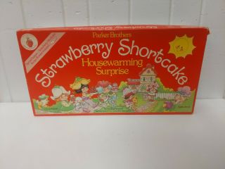 Strawberry Shortcake Housewarming Surprise Boardgame Complete 1983