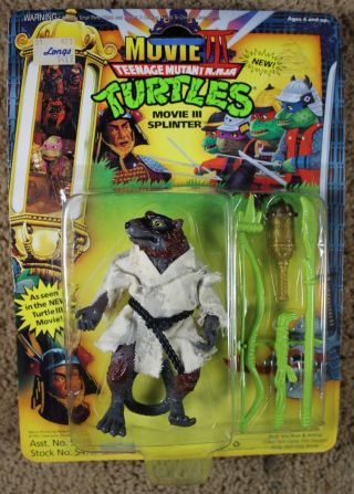 Tmnt Movie Iii Splinter 1992 Playmates Teenage Mutant Ninja Turtles