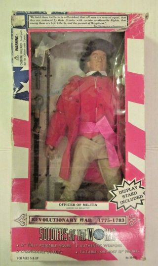 Revolutionary War Soldiers Of The World American Infantry Officer Figure Nib