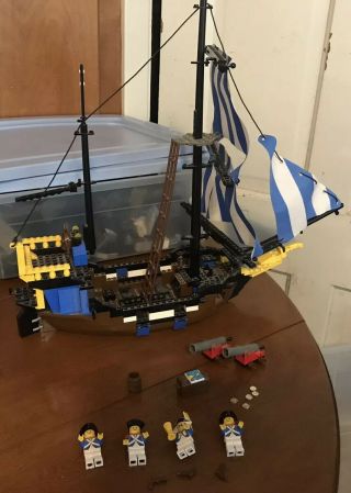 Lego Set 6274 Caribbean Clipper Pirate Ship,  99 Complete,  No Box No Booklet