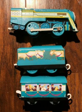 Connor Thomas The Train Engine Trackmaster Motorized Train & Coaches Mattel 2012