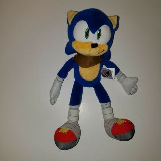 Sonic Boom Sonic The Hedgehog Talking Plush Sega Tomy Toy Doll 11 Inch