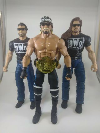 Wwe Custom Made Elite Hollywood Hulk Hogan Wcw Nwo - Only Hogan