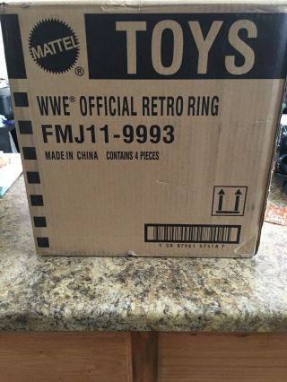 Case Of Wwe Retro Rings Mattel