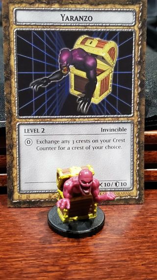 Yu - Gi - Oh Dungeon Dice Monsters Yaranzo Figure & Card