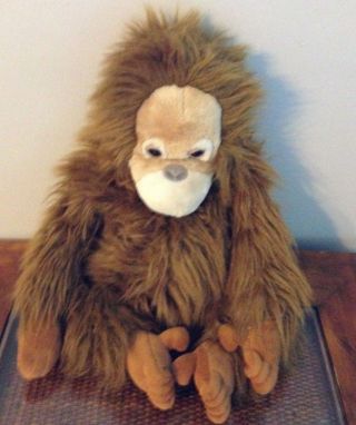 Large Ape Gorilla Soft Hairy Brown Plush Stuffed Animal Toy 22 "