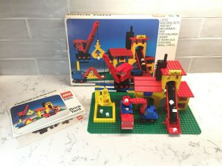 Lego 580 - 1 Brick Yard 100 Complete & Instructions.  All