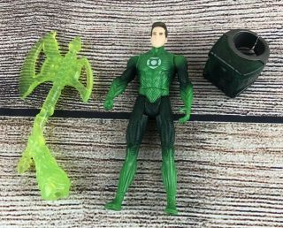 Dc Comics Green Lantern Hal Jordan Figure W/ Battle Axe & Power Ring