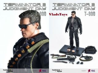 Terminator 2 Judgement Day T - 800 Figure Arnold Schwarzenegger 1/12 Great Twins
