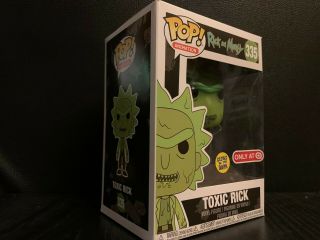 Funko Rick And Morty Toxic Rick 335 Glow In The Dark Target Exclusive
