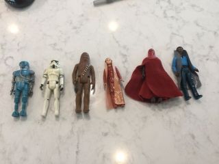 Group Of 6 Vintage Star Wars Figures