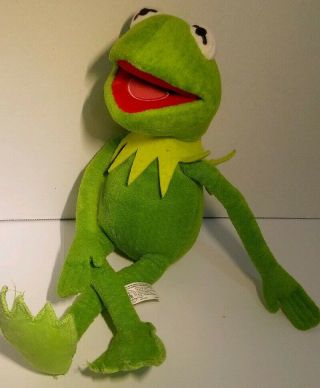 Kermit Muppet 12”plush Jim Henson Disney Park