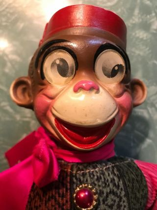 Vintage Organ Grinder Monkey W lenticular Eyes - 2