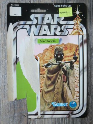 Sand Person 20 Back Vintage Cardback Full Card Star Wars