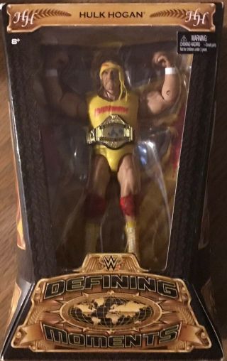 Mattel Wwe Elite Defining Moments Hulk Hogan Wrestling Figure Monmc Rare Wwf
