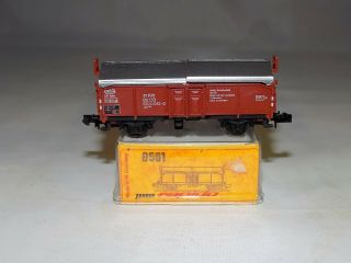 N Scale Arnold Rapido 0501 Db 570 Dust/dirt Sliding Roof Wagon