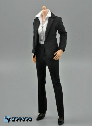 1:6 Model Zy Toys Womens Female Occupation Business Career Office Pant Suit Set