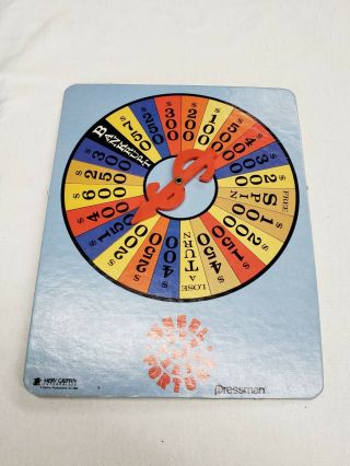 1985 Vintage Wheel Of Fortune Board Game Spinner Only Replacement Part Pressman