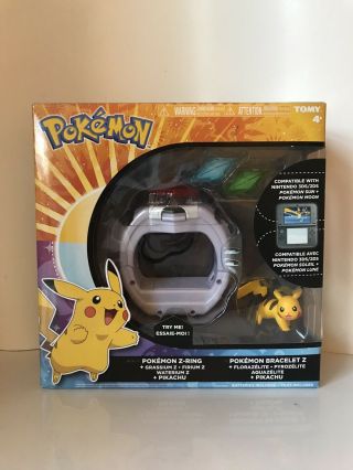 Pokemon Z - Ring With Pikachu Set For Nintendo 3ds Or 2ds - T19202d