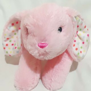 Dan Dee Collectors Choice Pink Bunny Rabbit Plush Easter 13” Very Soft Euc