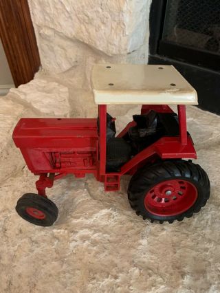 Vintage Red Metal Toy Tractor.  Late 1970’s Early 1980’s.