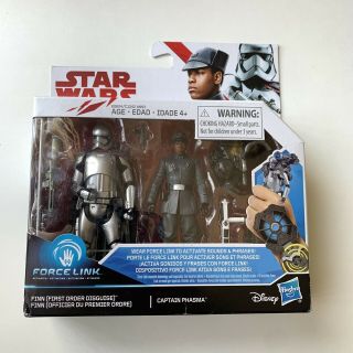 Star Wars: The Last Jedi 3.  75” Finn (first Order Disguise) & Captain Phasma