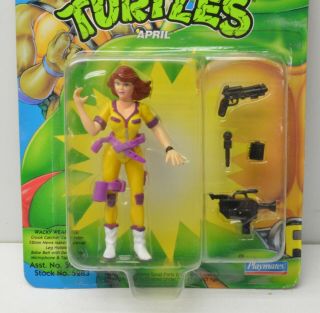 Ninja Turtles TMNT April O ' Neil Action Figure Playmates 1992 NIP 2