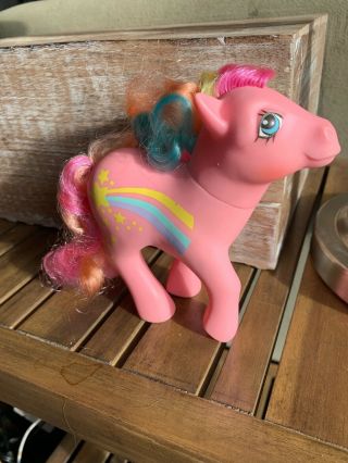 Mlp G1 My Little Pony Rainbow Curl Pony Stripes Factory Curls Fantastic Great
