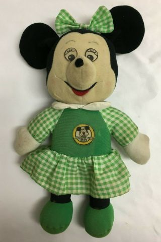 Vintage Knickerbocker Disney Mickey Mouse Club Plush Minnie 1976? Good Cond.  D2