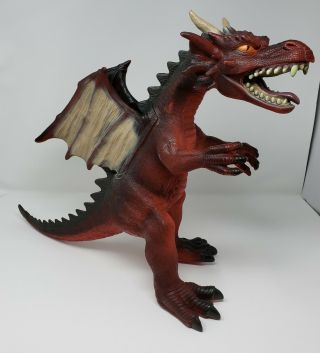 Extra Large Maidenhead Toys R Us Big Red Dragon Toy 27 " Inches Long