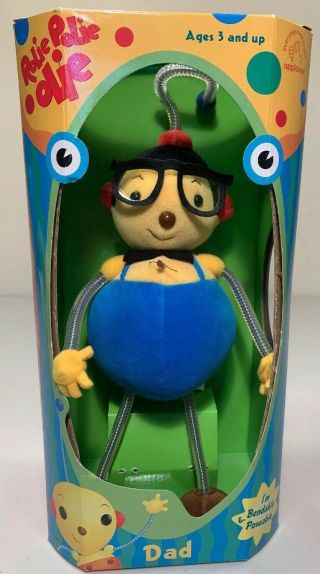 Disney Applause Rolie Polie Olie Plush Dad Bendable & Poseable Plush Toy W/ Box