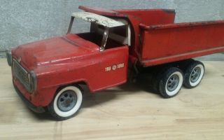 1950s Tru Scale International Truck Pressed Steel Toy