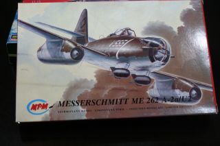 1/72 Mpm Messerschmitt Me 262 A - 2a/u2 German Wwii Jet Fighter Model W/pe