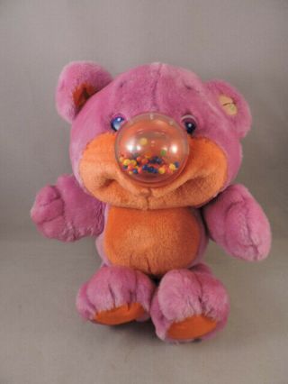 Vintage 1987 Playskool Nosy Bear Gum Ball Nose Collectible Toy