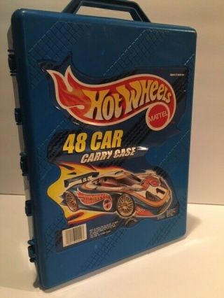 Vintage 1998 Mattel Hot Wheels 48 Car Carry Case 20020 Box Tara