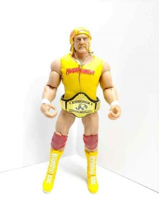 2011 WWE Mattel Elite Defining Moments Hulk Hogan Figure Loose With Belt & More 2