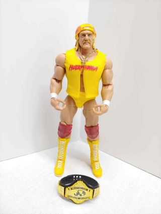2011 WWE Mattel Elite Defining Moments Hulk Hogan Figure Loose With Belt & More 3
