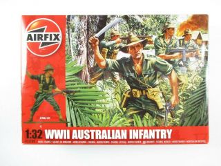 Wwii Australian Infantry [1:32] X14 [airfix] Nib