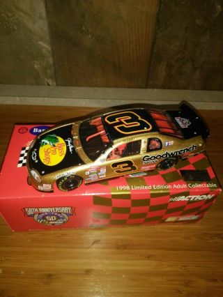1:24 Scale Dale Earnhardt 3 Bass Pro Shops 1998 50th Nascar Anniversary Bank