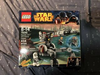Lego Star Wars 75045 Republic Av - 7 Anti - Vehicle Cannon - Retired 2014