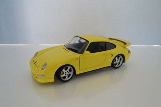Ut Models 1:18 1997 Porsche (993type) Turbo S In Rare Yellow
