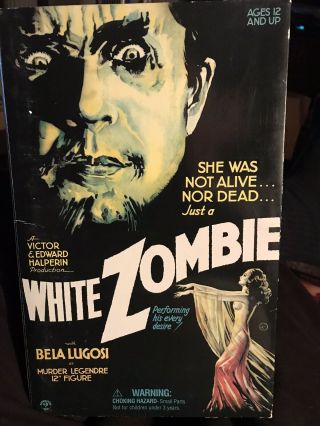 Sideshow 12” Universal Monsters " White Zombie " Bela Lugosi Nisb