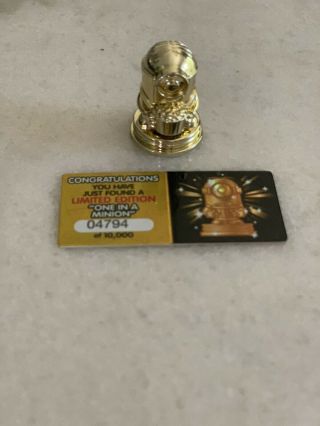 One In A Minion Despicable Me 3 Mineez Gold Limited Edition 4794