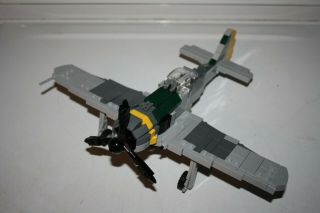 Brickmania Designed Lego Wwii Focke - Wulf Fw 190 F - 8 German Fighter Plane