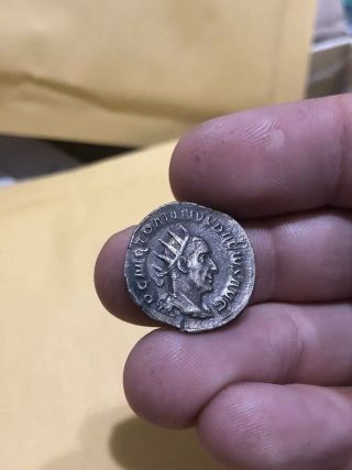 Ancient Roman Silver Antoninianus Trajan Decius (249 - 251ad)